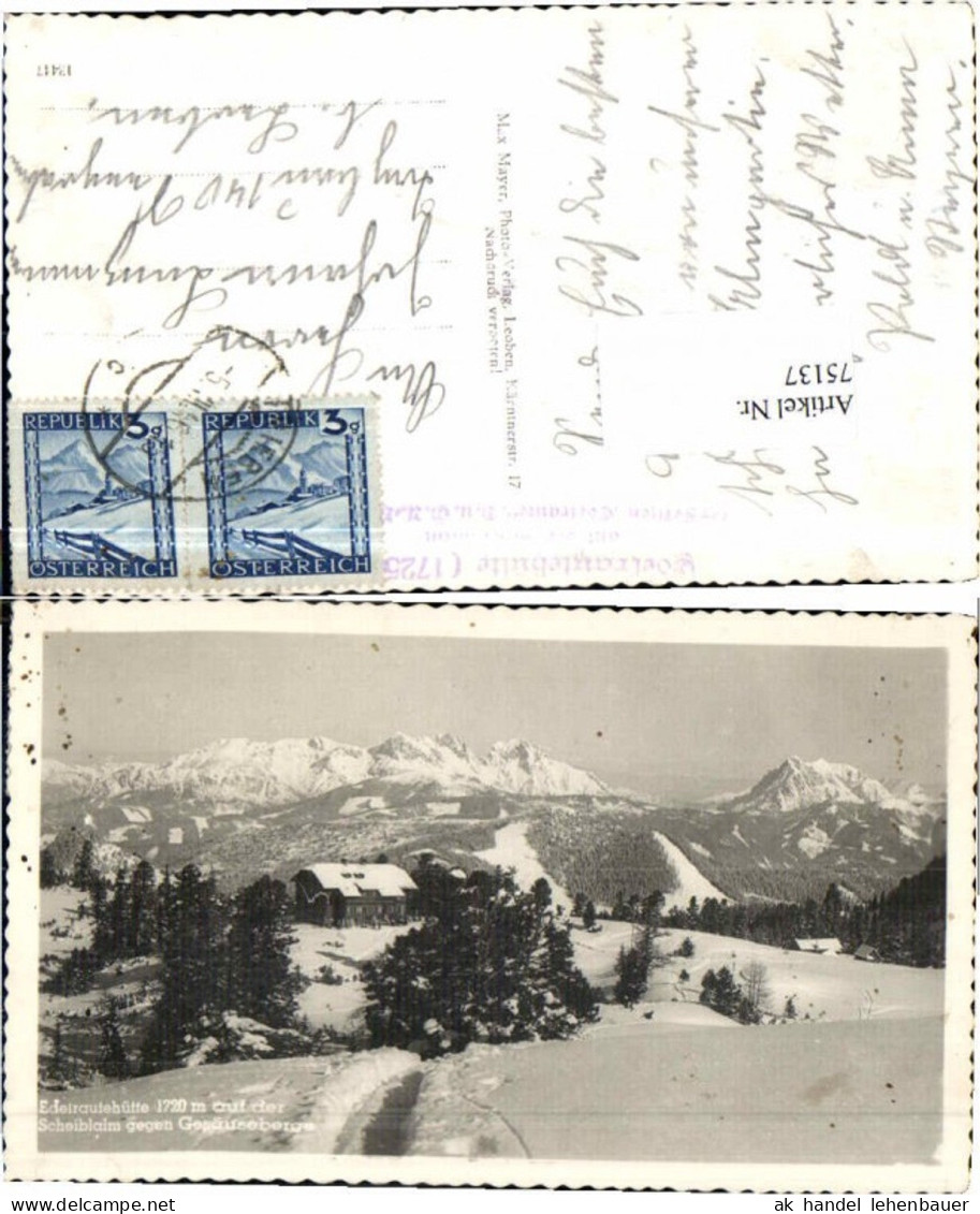 75137,Edelrautehütte Scheiblalm Trieben Hohentauern
