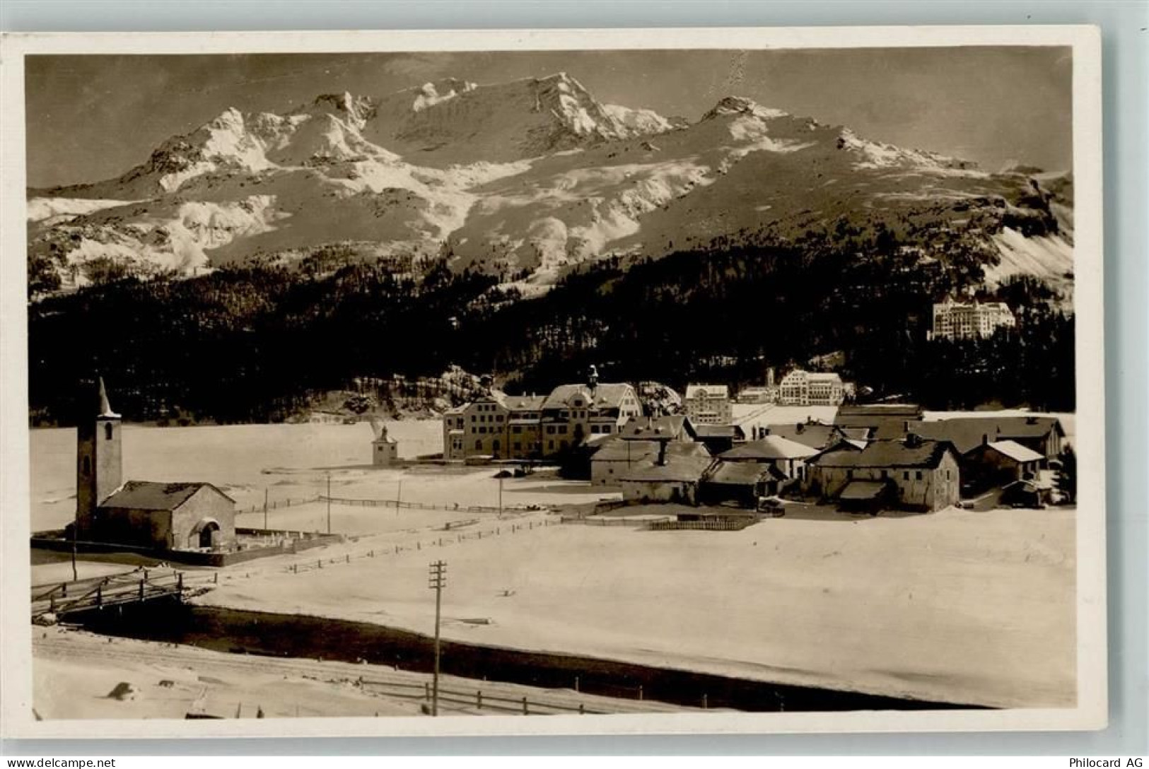 7514 Sils/Segl Maria 1927 - im Winter - 10163378