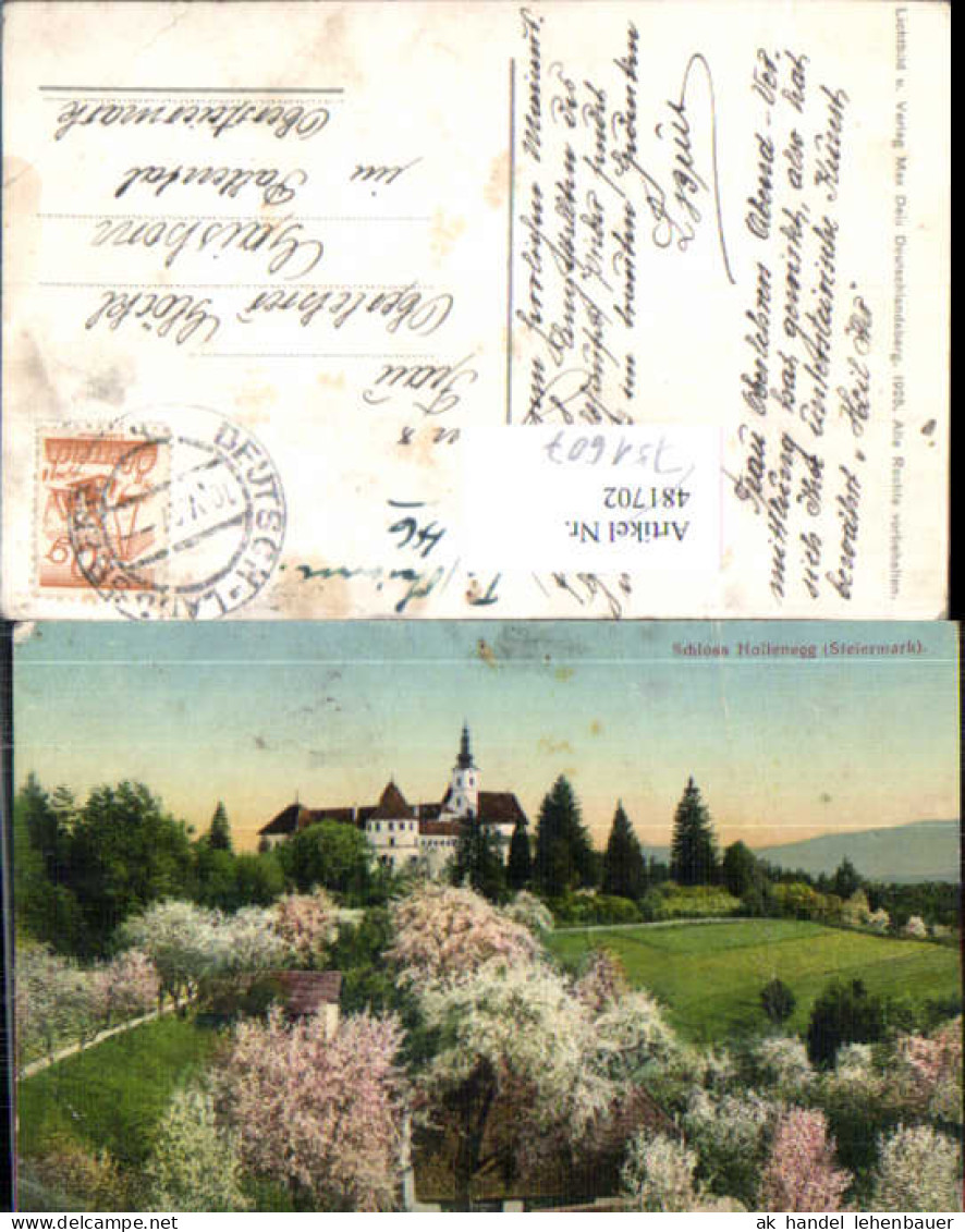 751607 Schloss Hollenegg Steiermark Deutschlandsberg