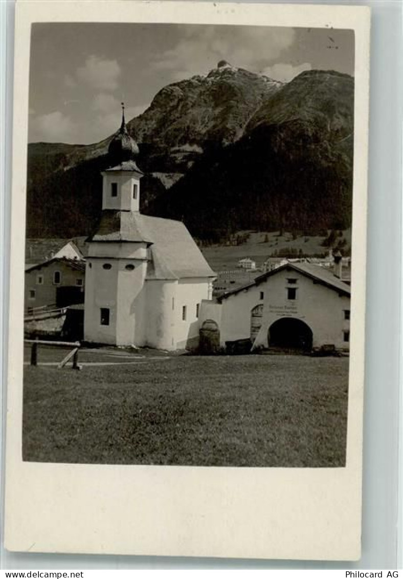7522 La Punt-Chamues-ch 1936 Foto AK Kirche - 38071568