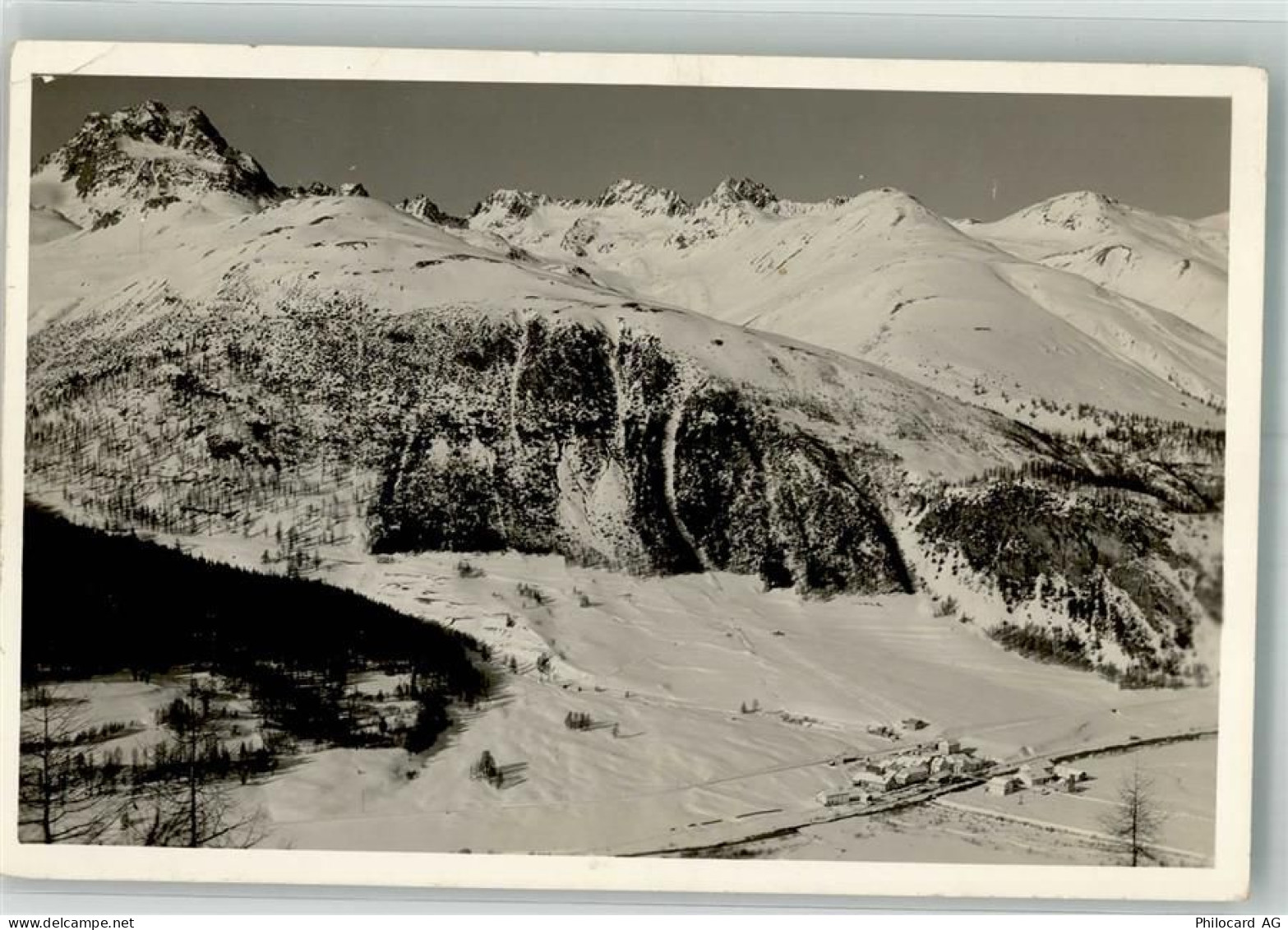 7522 La Punt-Chamues-ch 1945 Foto AK Winter - 38192178
