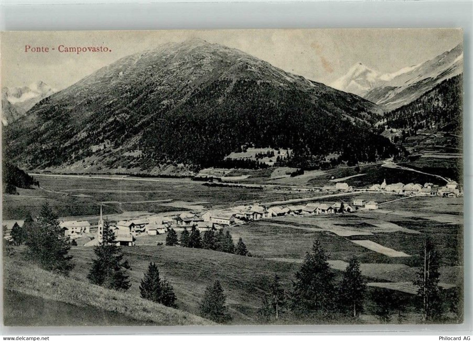 7522 La Punt-Chamues-ch Foto AK Ponte Campovasto - 38211238