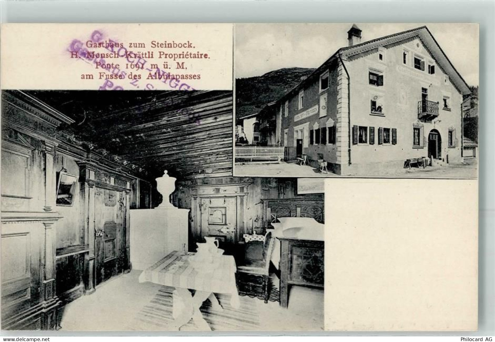 7522 La Punt-Chamues-ch - Gasthaus zum Steinbock - 13271500