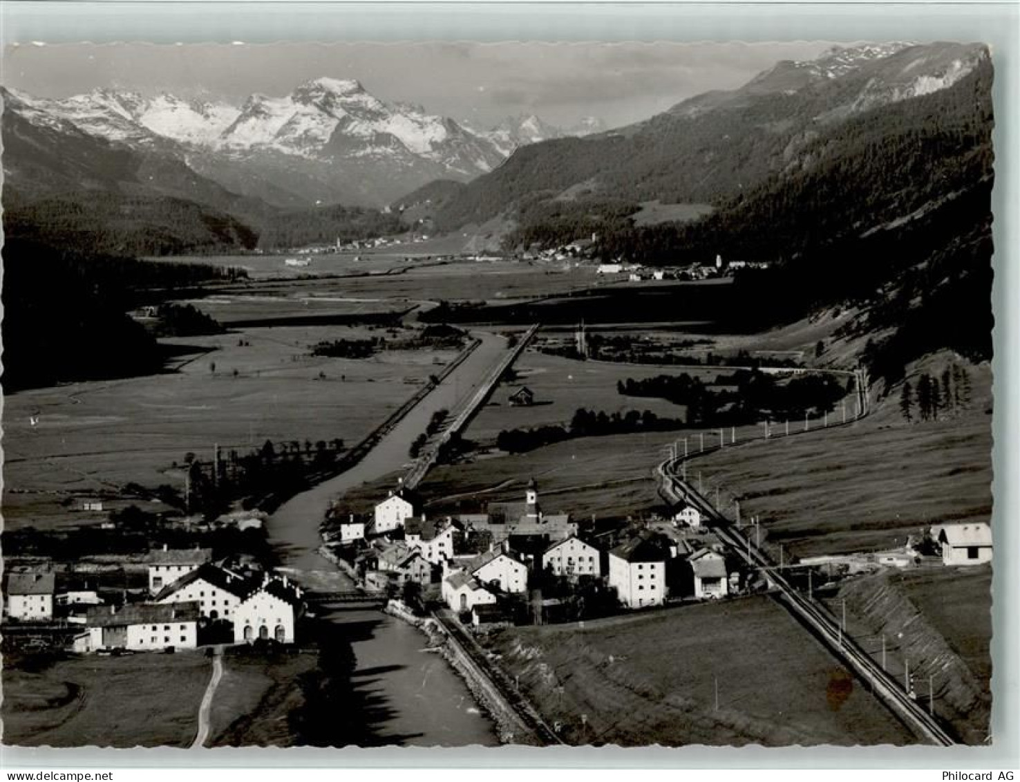 7522 La Punt-Chamues-ch - La Punt gegen Ober-Engadin und Piz della Margn... - 10157187