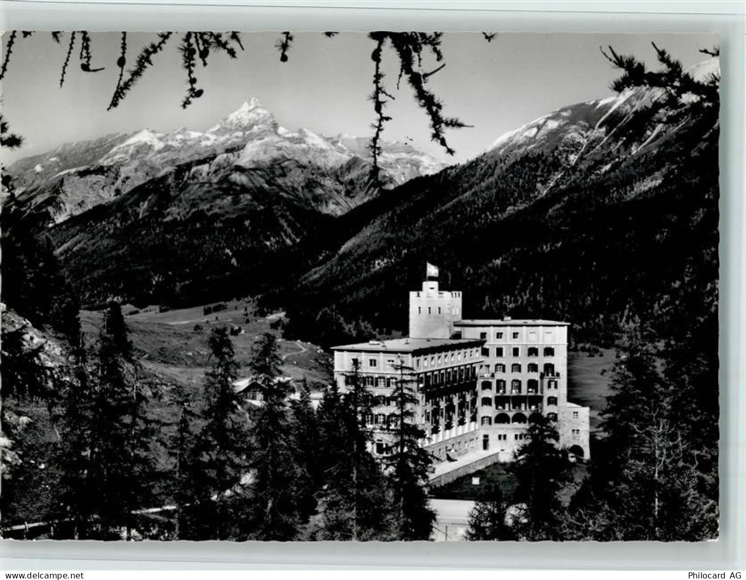 7524 Zuoz - Hotel Castell Zuoz gegen Piz dEsan - 12114066