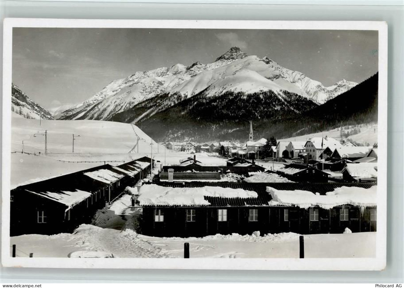7525 S-chanf 1936 - Winter - Baracken AK - 13097740