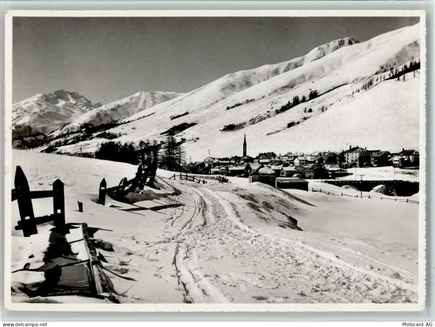 7525 S-chanf - Gesamtansicht Winteraufnahme - 10156141