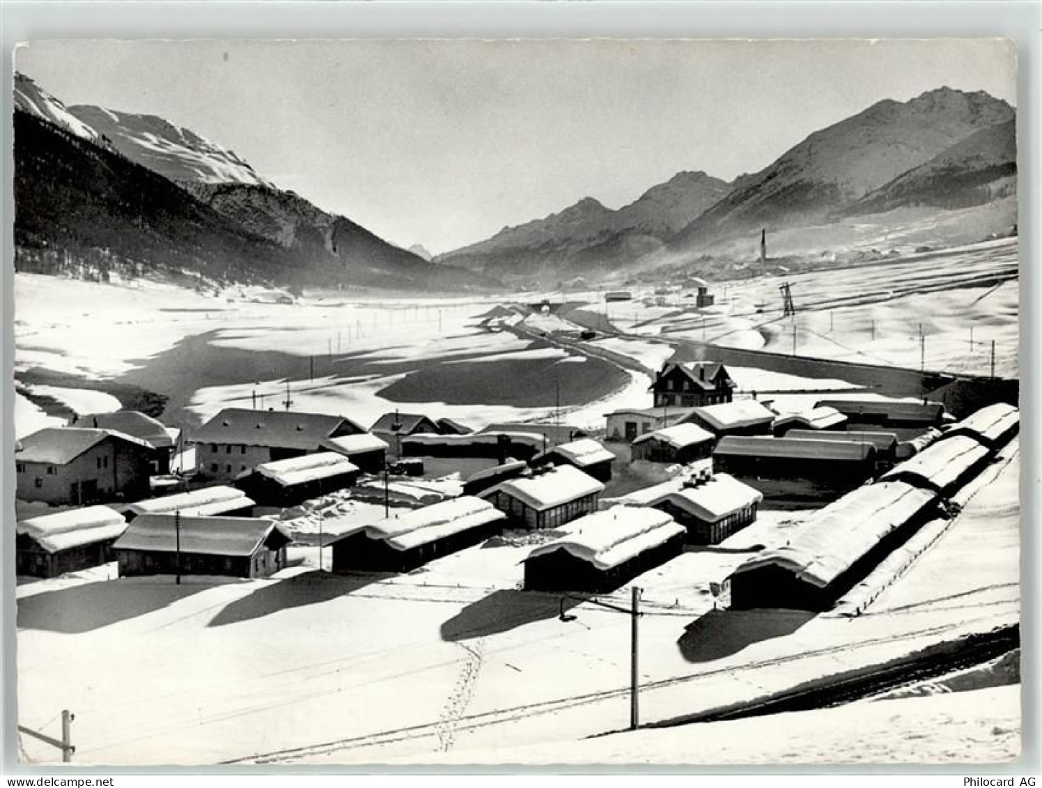 7525 S-chanf Winter Flablager Blick gegen Zuoz - 52010252