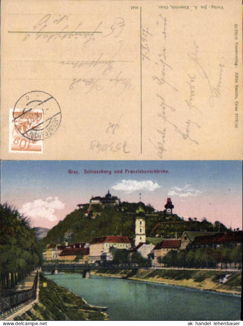 753049 Graz Schlossberg Franziskanerkirche Stp. Jennersdorf