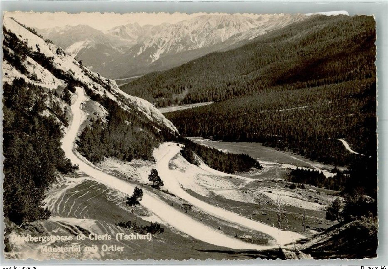 7532 Tschierv 1950 Foto AK Bergstrasse - 38219248