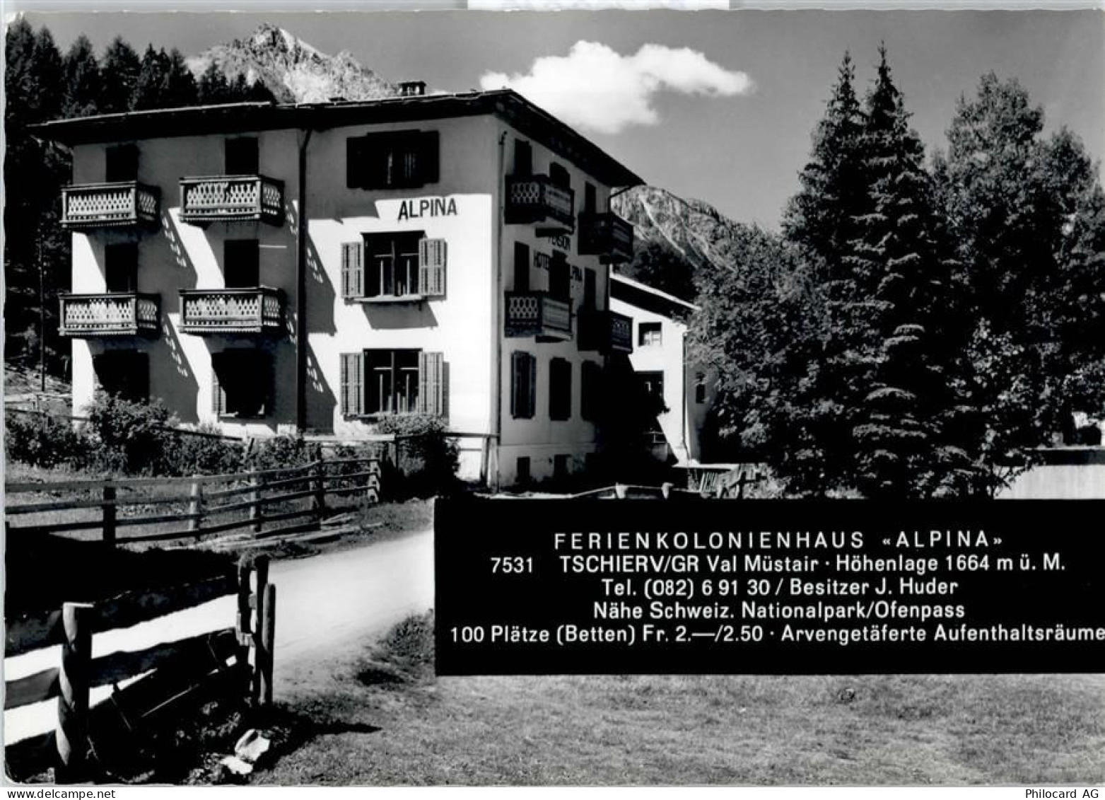 7532 Tschierv - Ferienkolonie, Restaurant Alpina - 50796649