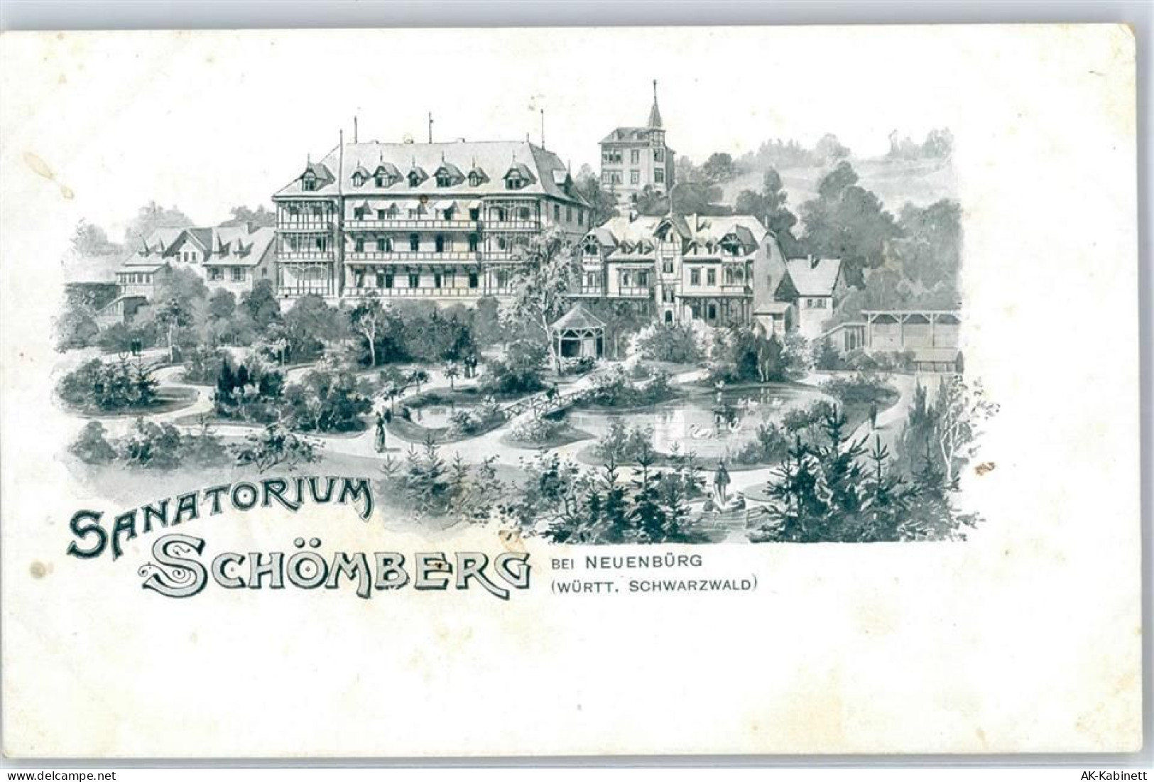 75328 W7542 Schömberg b Neuenbürg, Württ - Sanatorium - 51434959