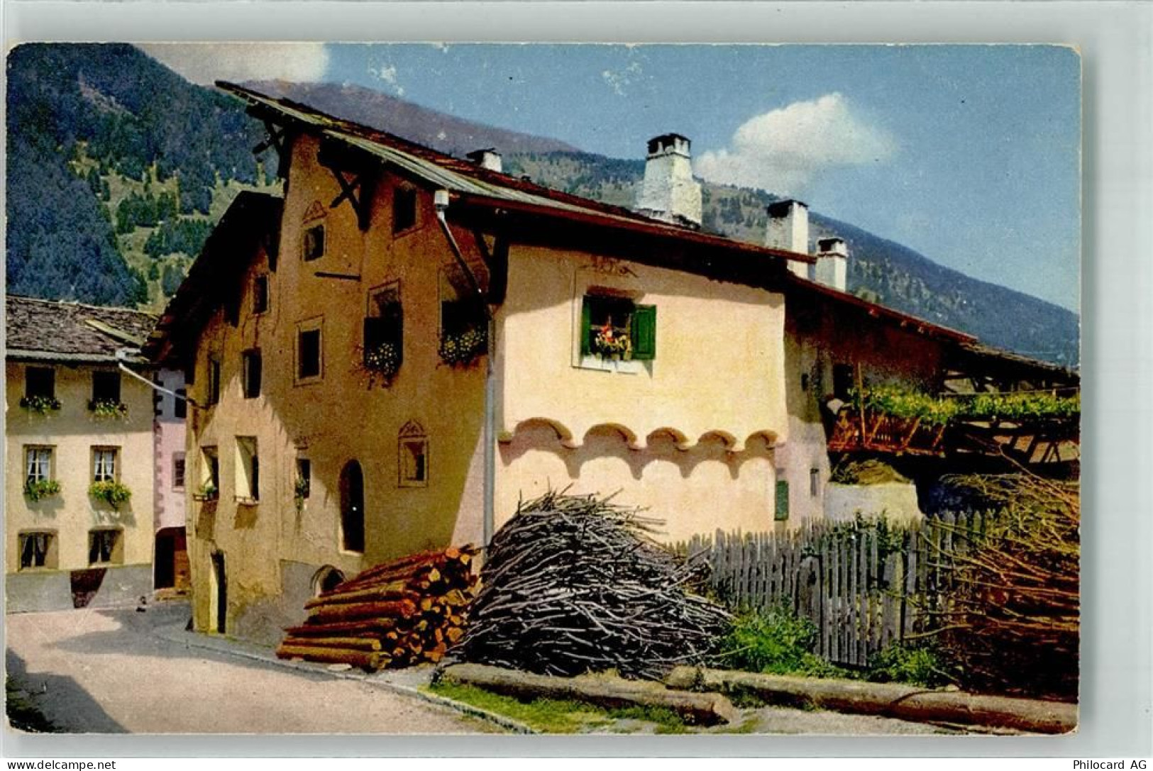 7536 Sta. Maria Val Müstair 1922 - Bündner Bauernhäuser Serie Heimatbild... - 39696214