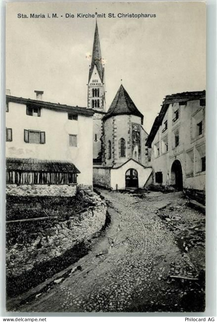 7536 Sta. Maria Val Müstair - die Kirche mit St. Christopharus - 10593291