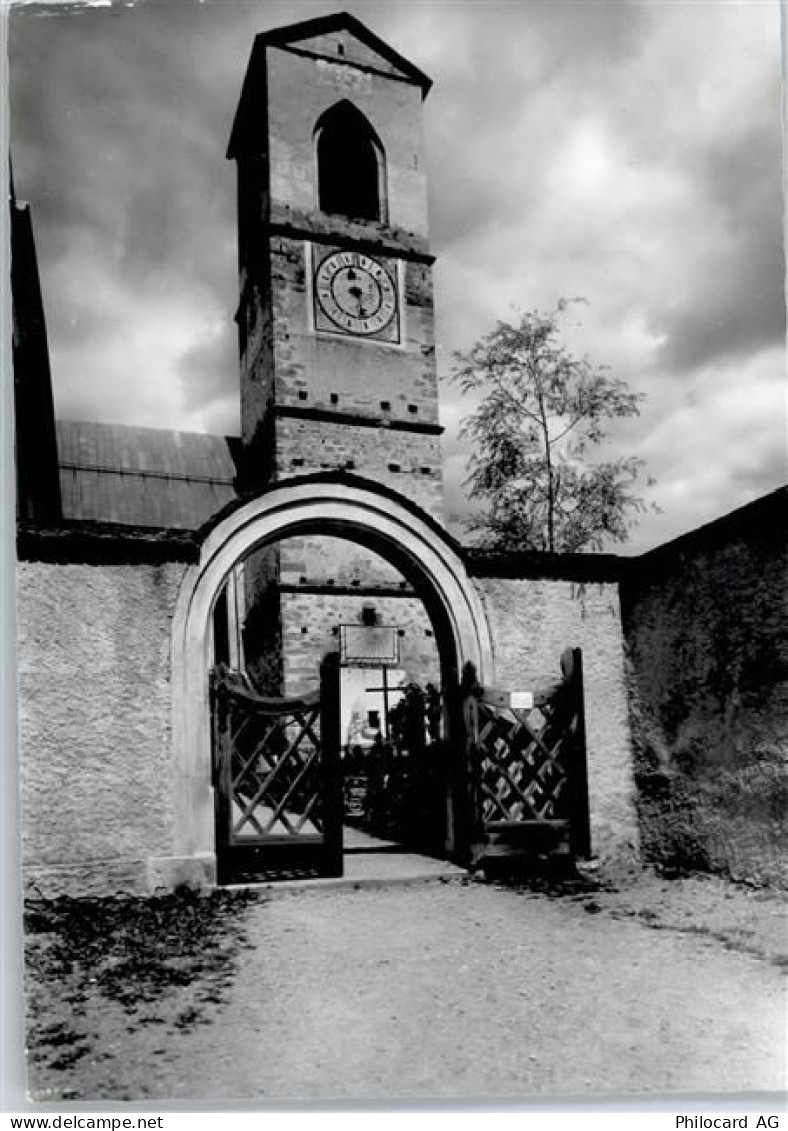7537 Müstair Münster - Eingang Klosterkirche - 50799536