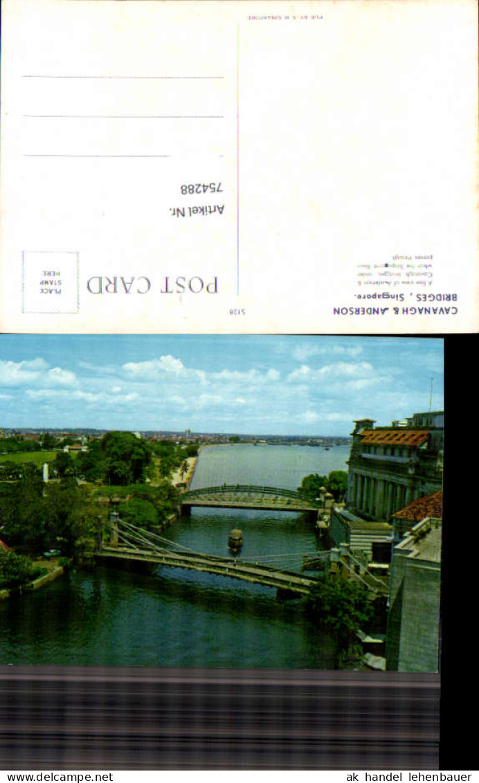 754288 Singapore Cavanagh e Anderson Bridges Singapore