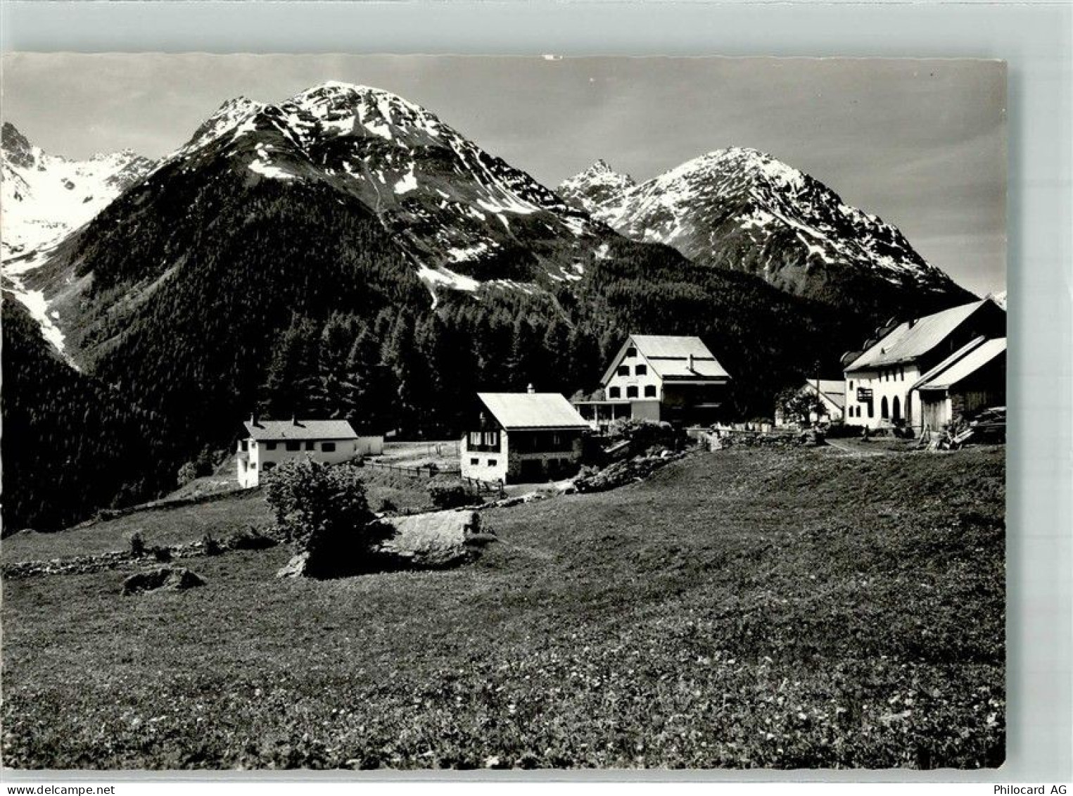 7545 Guarda 1975 Foto AK Pension Fereinhaus Bos-cha-Guarda - 38254077