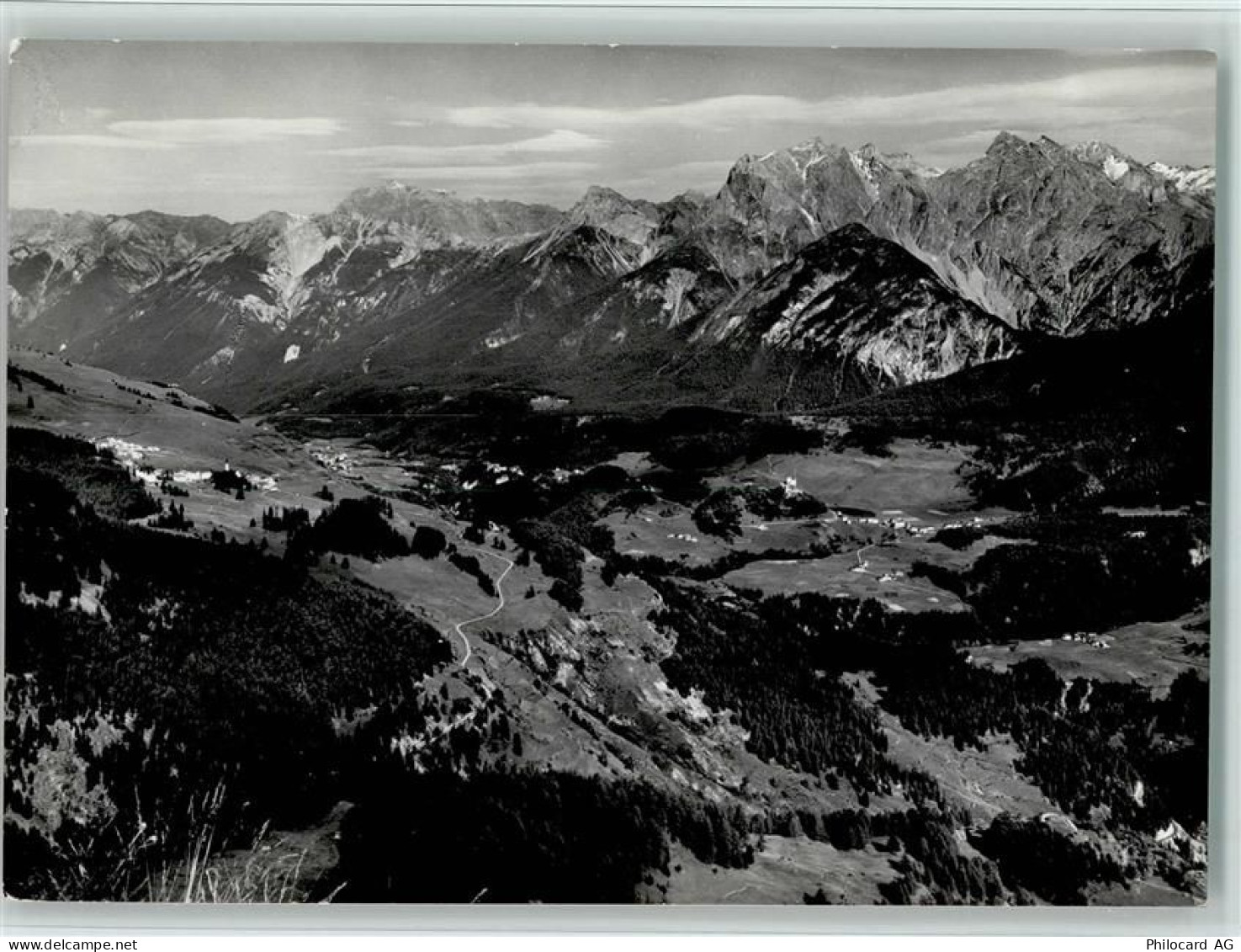 7550 Scuol Schuls - Unterengadiner Panorama mit Blick auf Fetan Scuol un... - 10157201