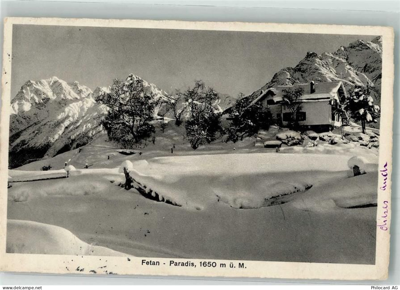 7551 Ftan 1915 Winter Paradis - 39984020