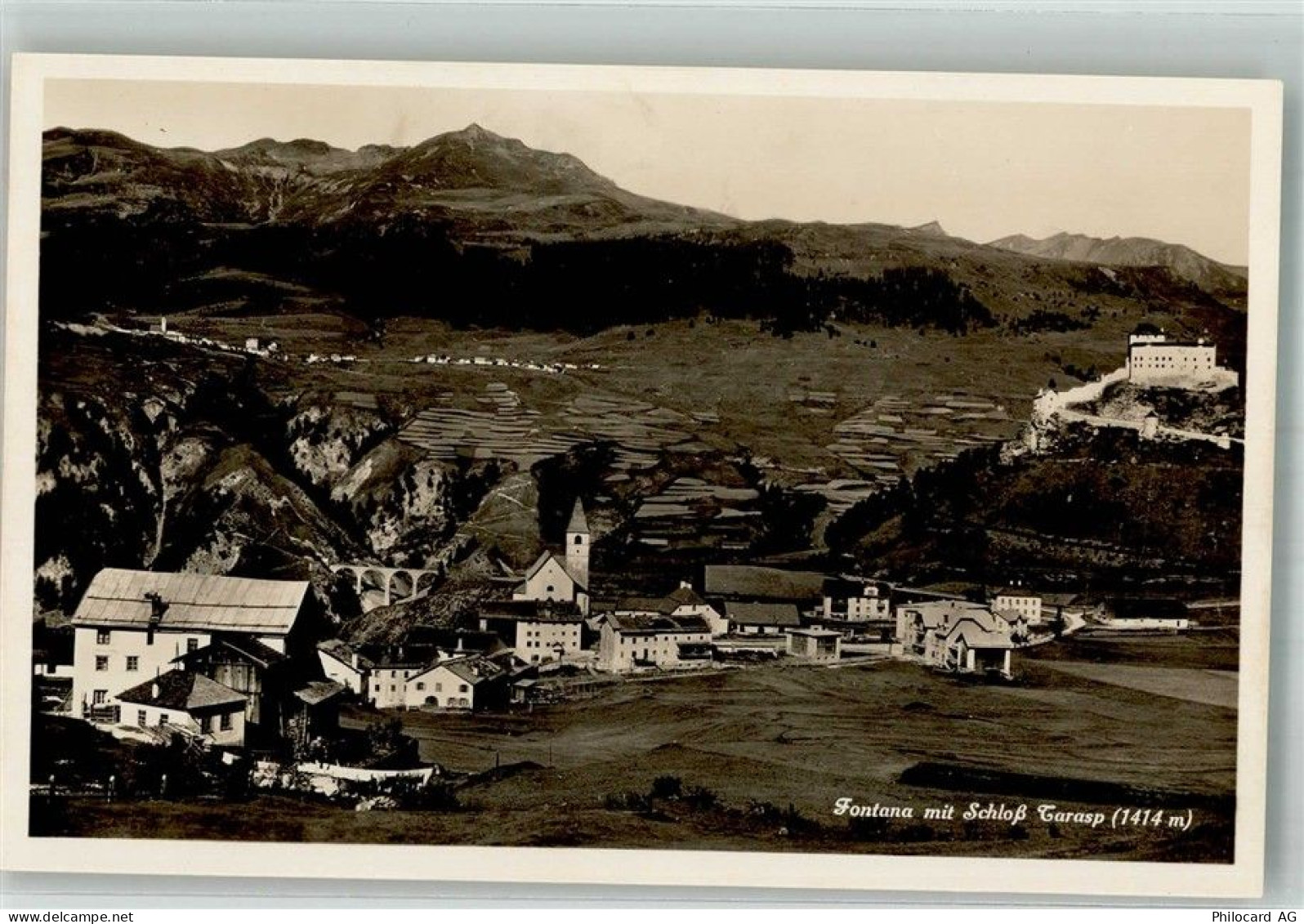 7553 Tarasp Foto AK Schloss Tarasp - 38222898