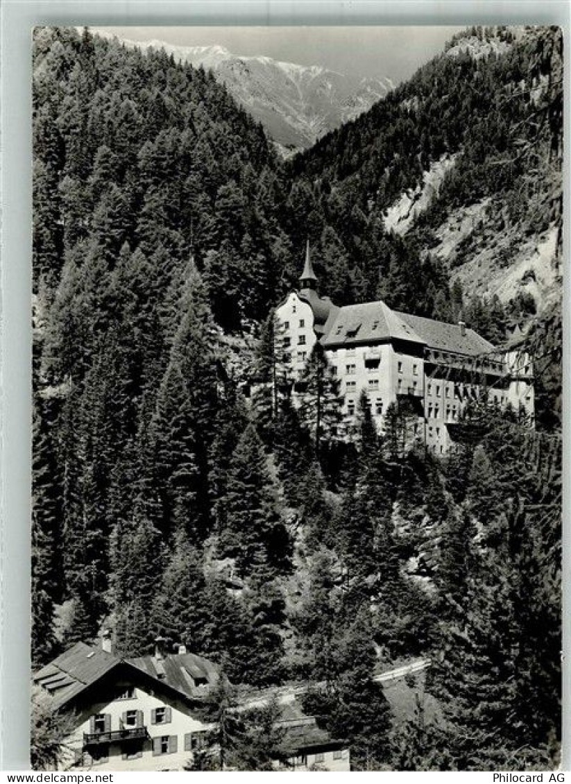 7554 Sent Foto AK Hotel Kurhaus Val Sinestra - 38219000