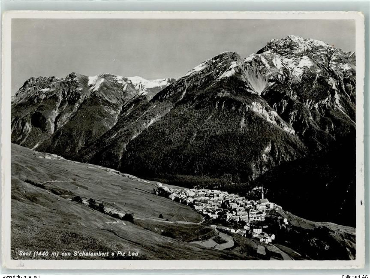 7554 Sent Gebrauchsspuren cun Schalambert e Piz Lad - 10302128