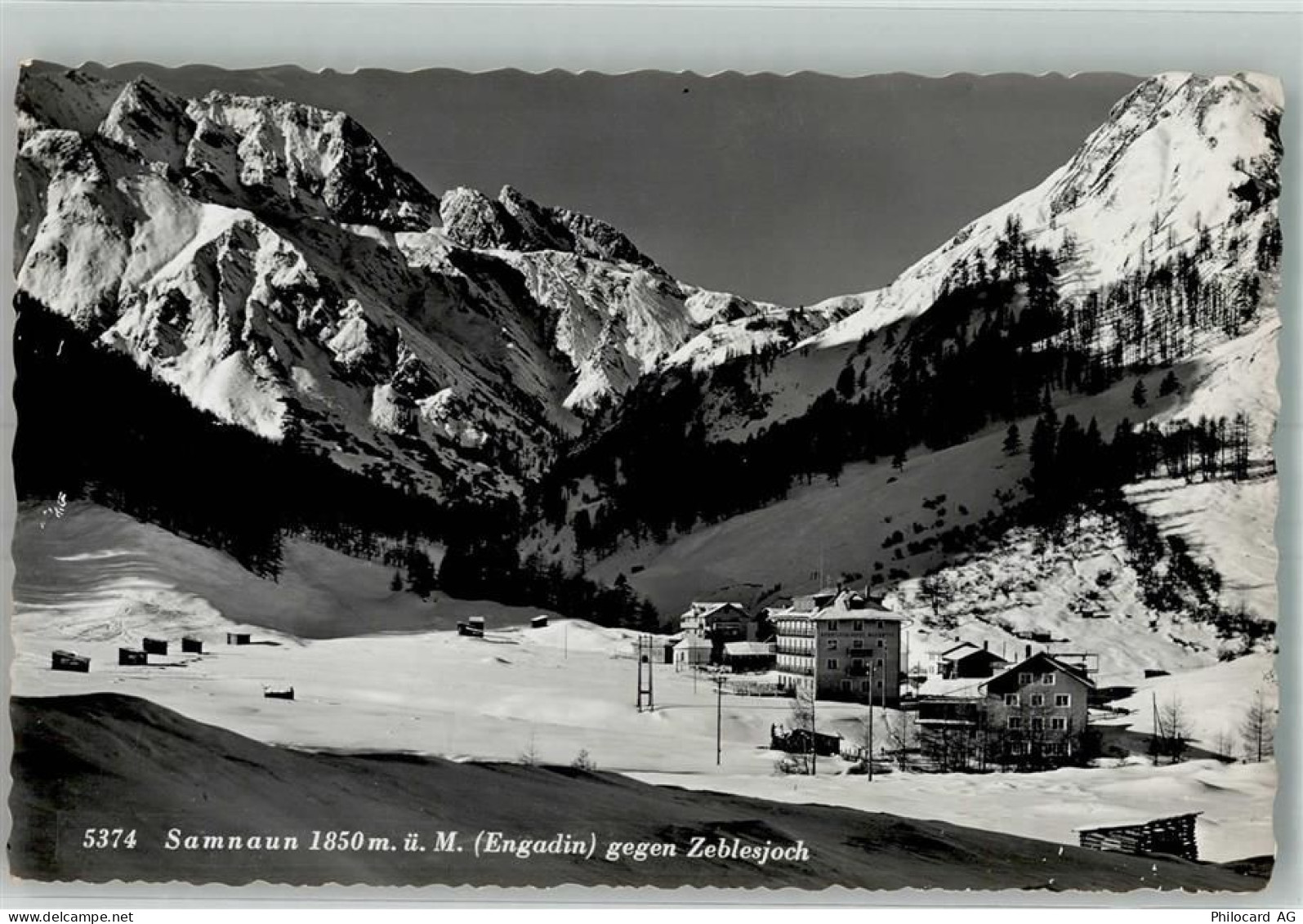 7563 Samnaun Dorf 1956 Winter - 38186348