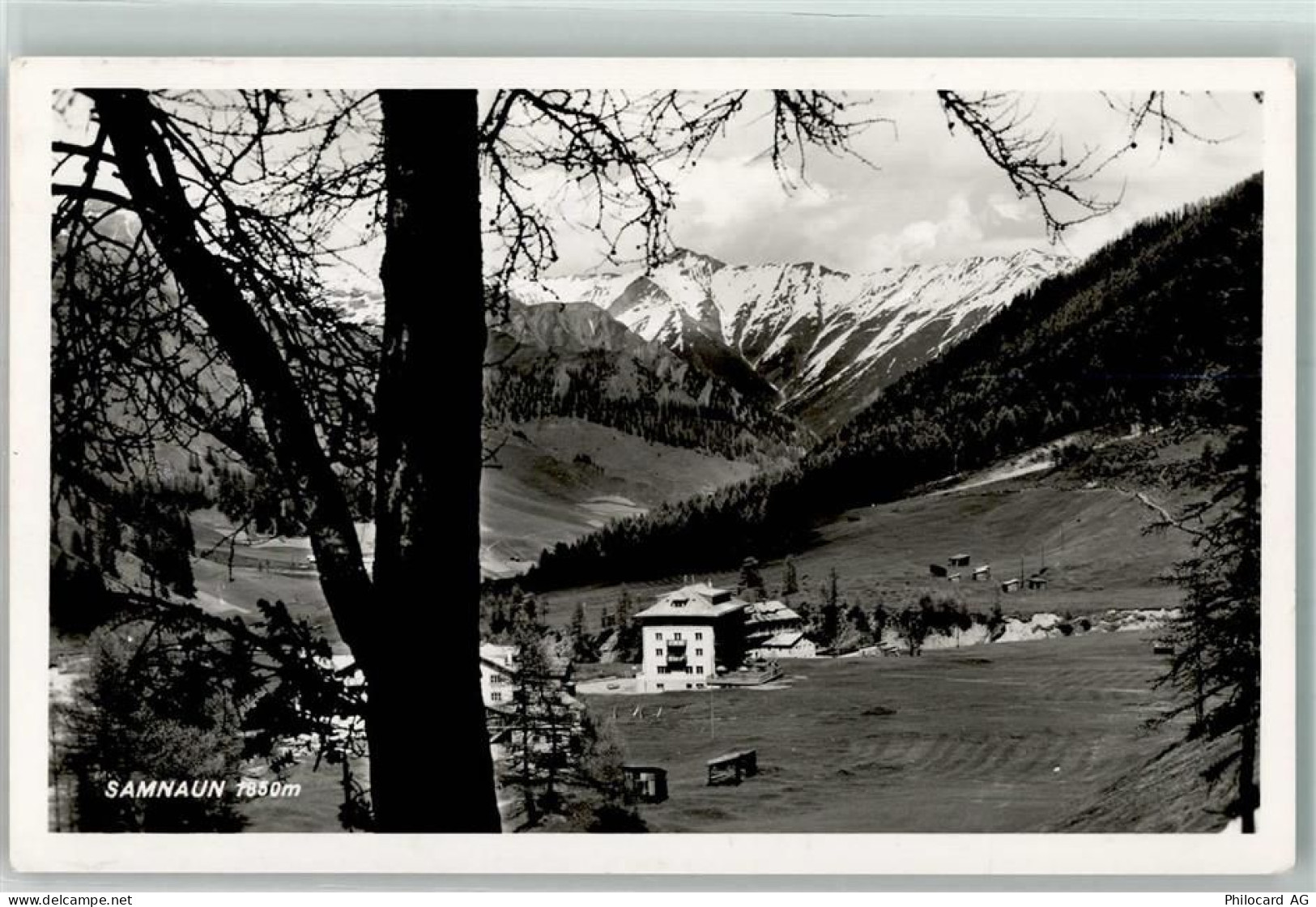 7563 Samnaun Dorf Foto AK 1850 m - 10586485