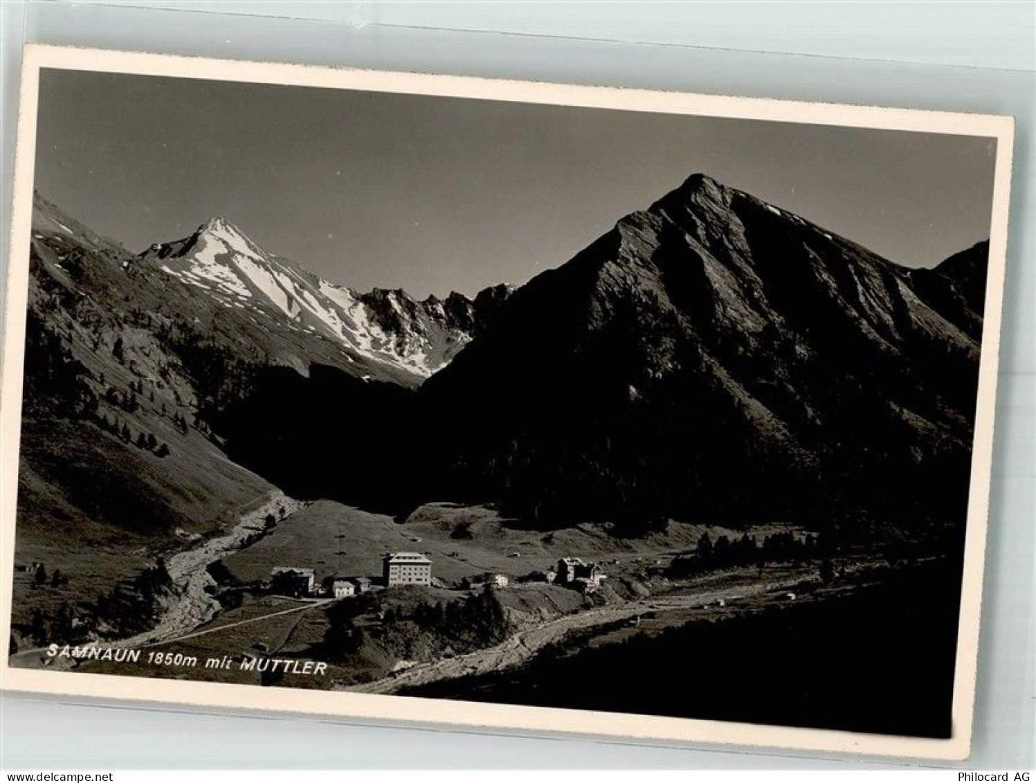 7563 Samnaun Dorf Foto AK - 38211356