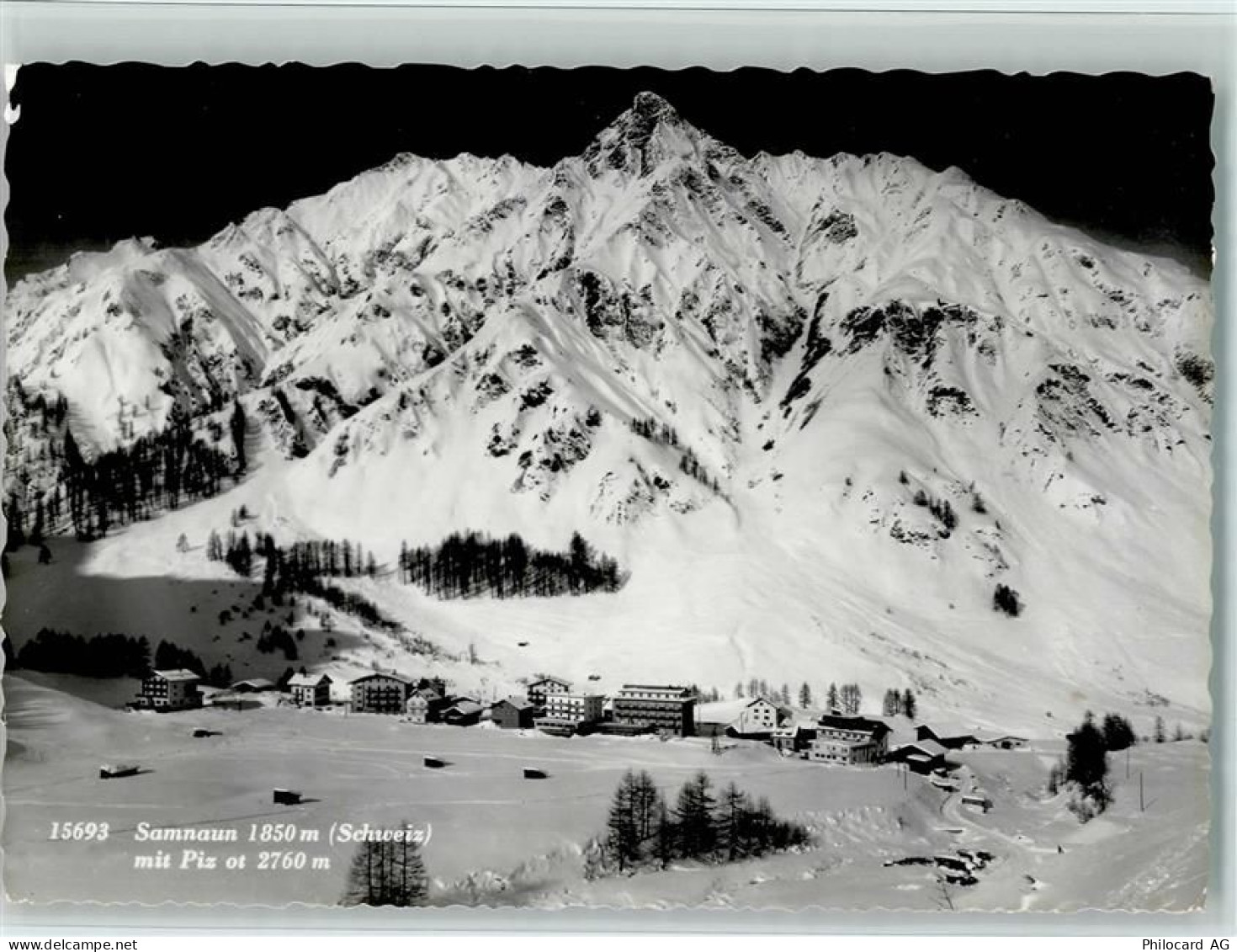 7563 Samnaun Dorf - mit Pizol Winter - 11088192