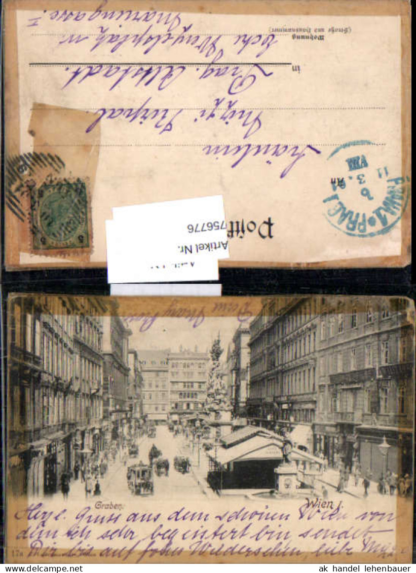 756776 Wien Graben Bez. Wien 1899