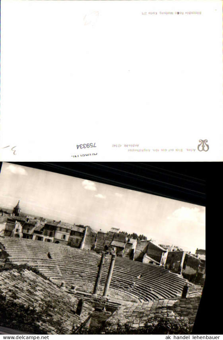 759334 Arles, Blick auf das röm. Amphitheater Arles France