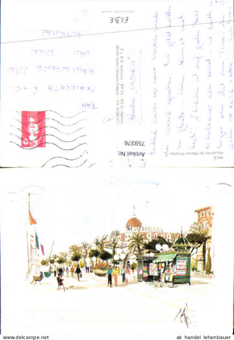759376 Nice Hotel Negresco Arr. Nice France