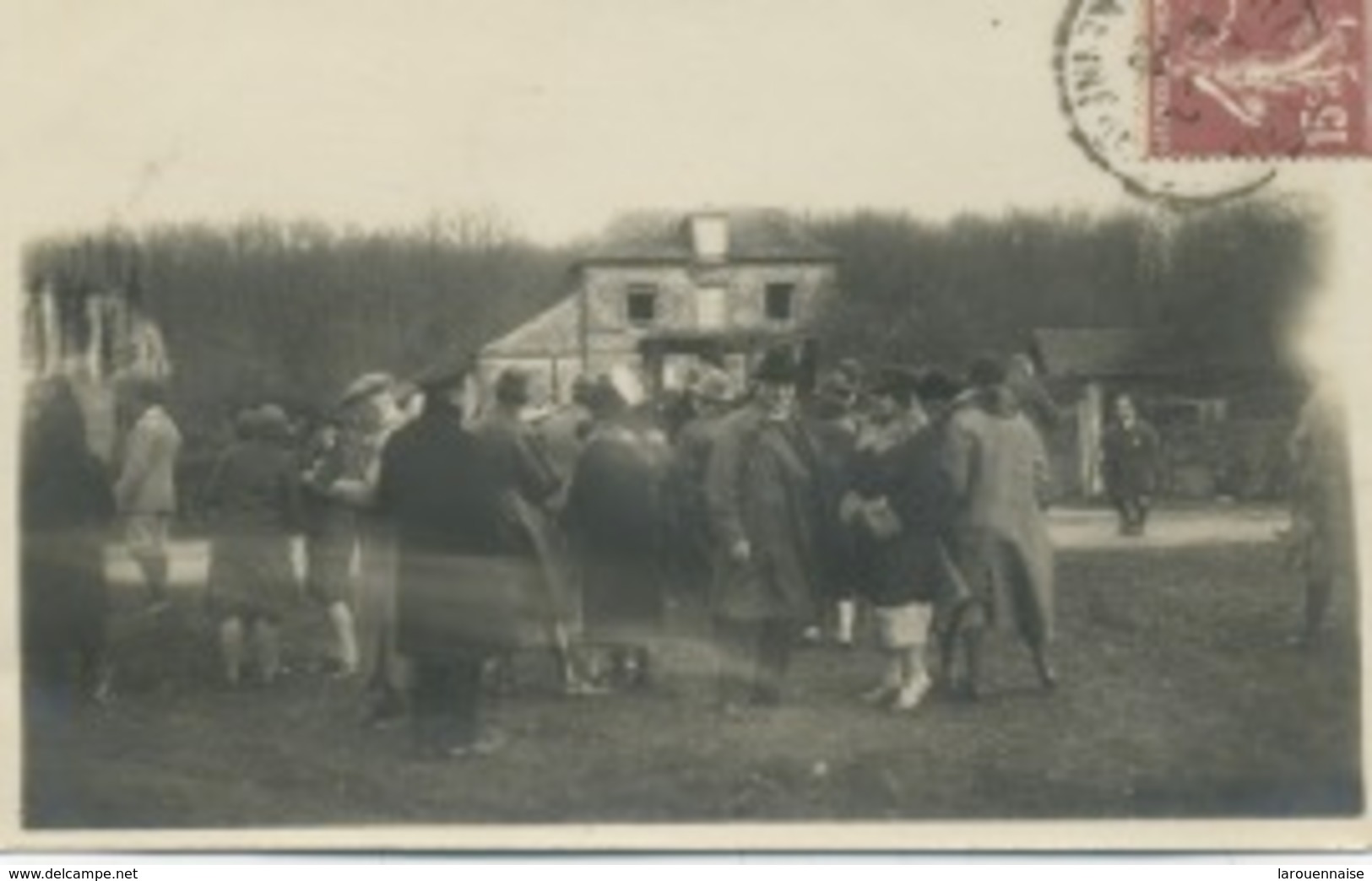 76 - Arques la Bataille  : Rendez -vous de chasse , carte photo .