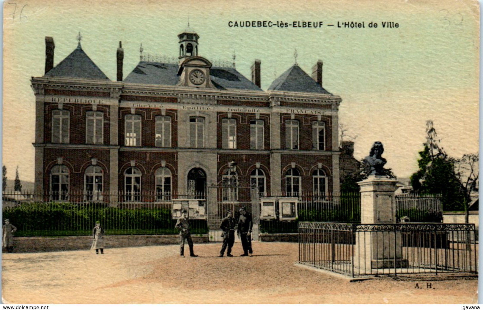 76 CAUDEBEC-lès-ELBEUF - L'hotel de Ville