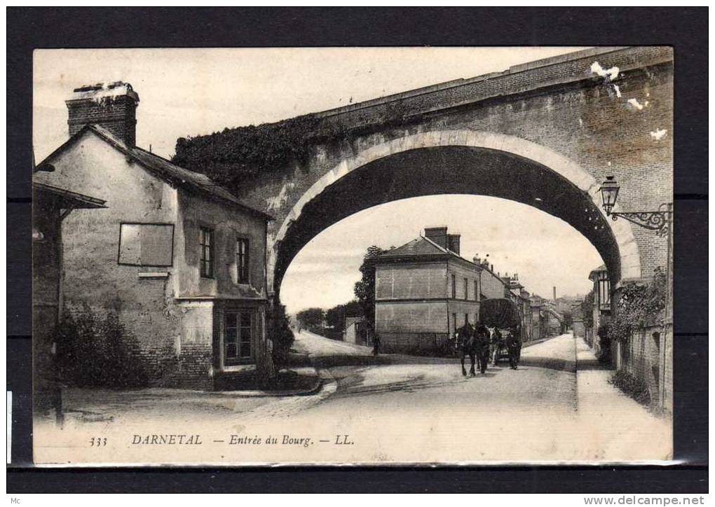 76 - Darnétal - Entrée du Bourg - LL - Calèche