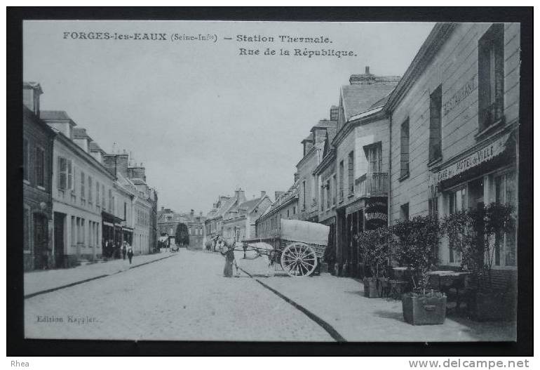 76 Forges-les-Eaux attelage cheval    D76D  K76276K  C76276C RH032727