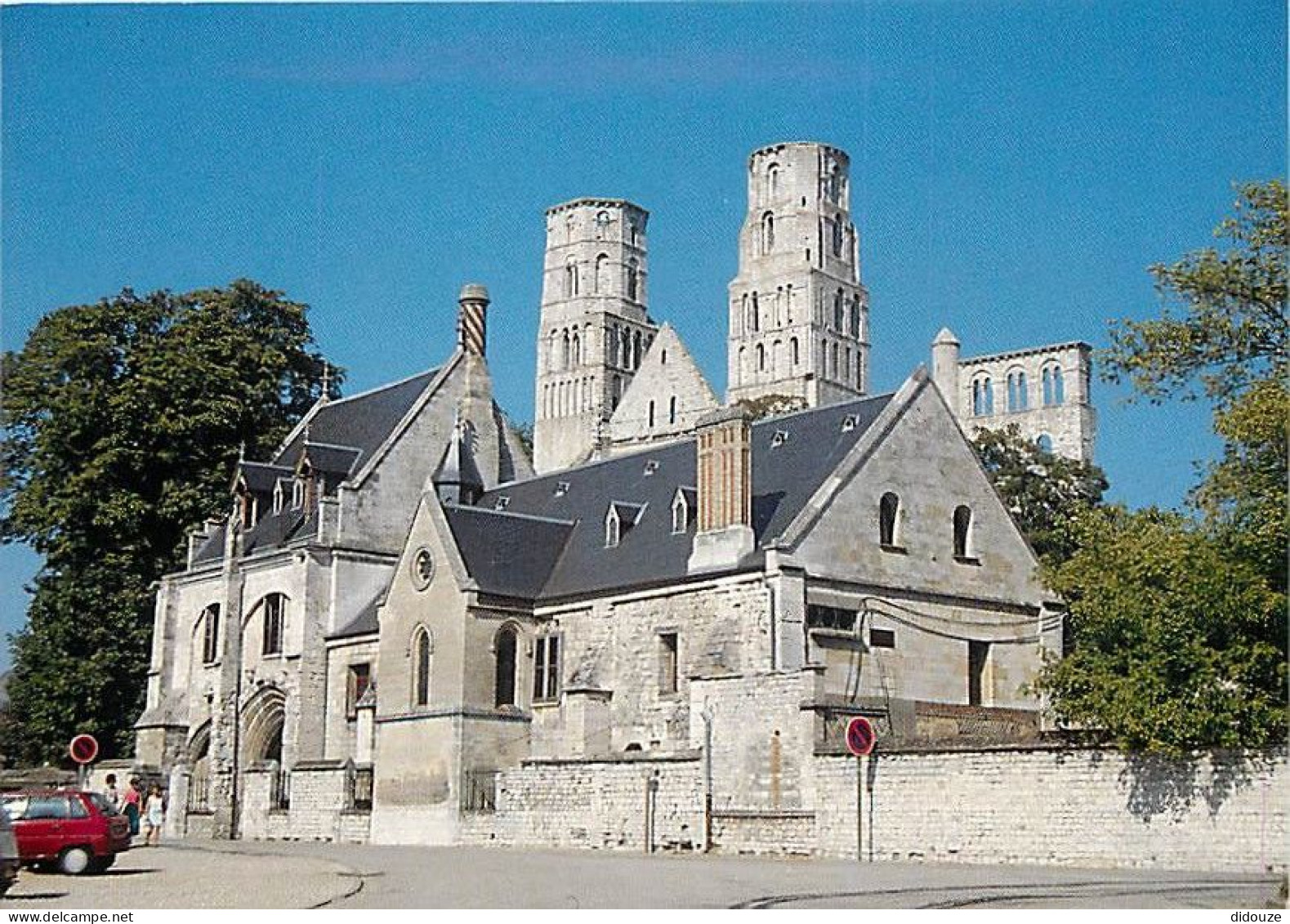 76 - Jumièges - Abbaye de Jumièges - Automobiles - Carte Neuve - CPM - Voir Scans Recto-Verso