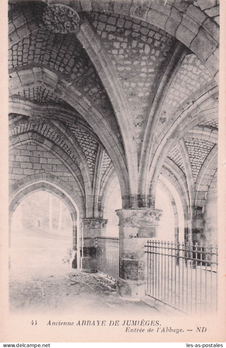 76 JUMIEGES ANCIENNE ABBAYE DE JUMIEGES