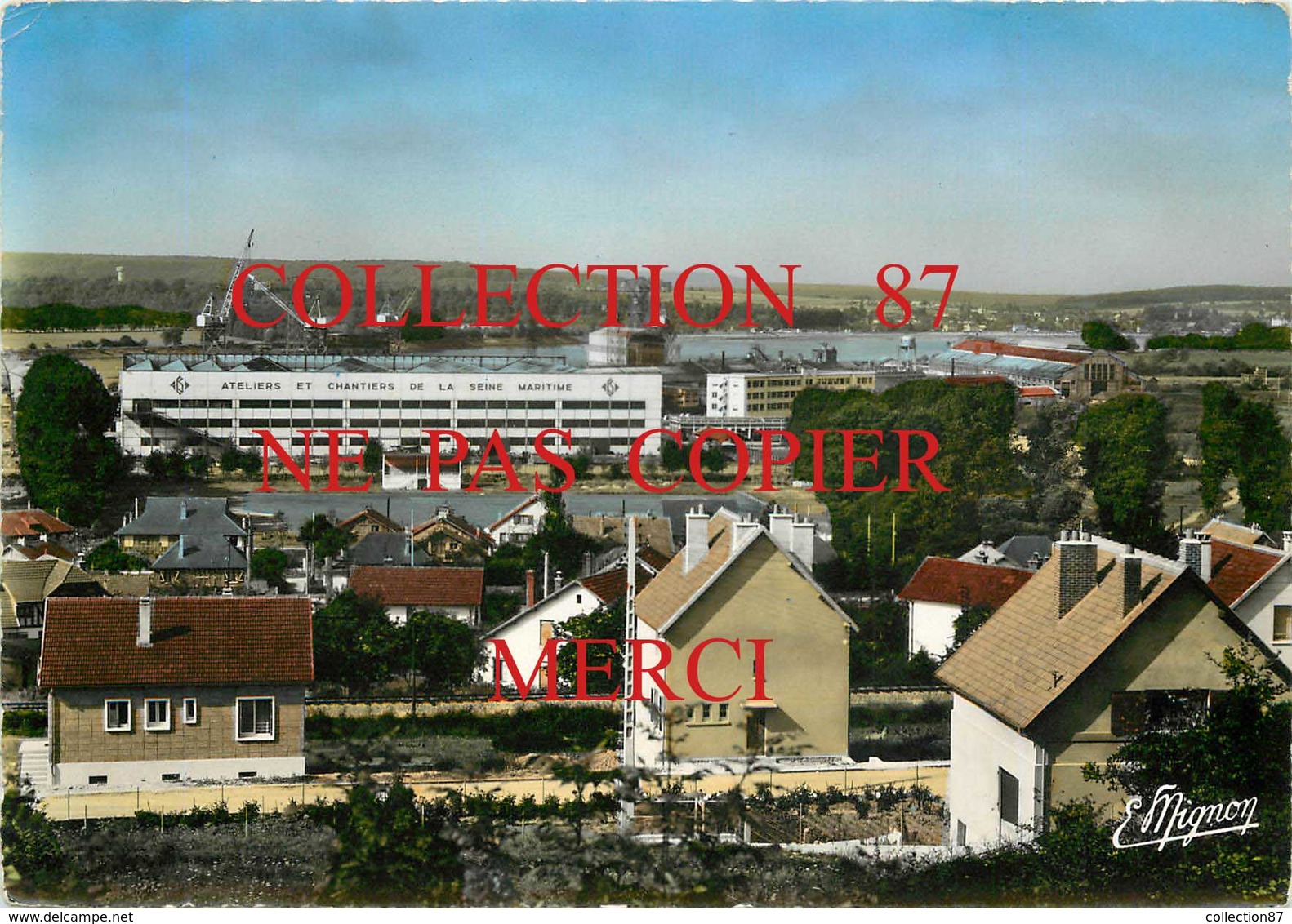 76 ☺♦♦ LE TRAIT < LES CHANTIERS de la SEINE MARITIME