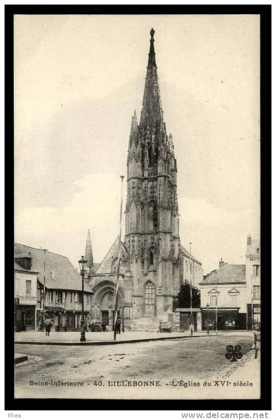 76 Lillebonne eglise D76D K76384K C76384C RH096905