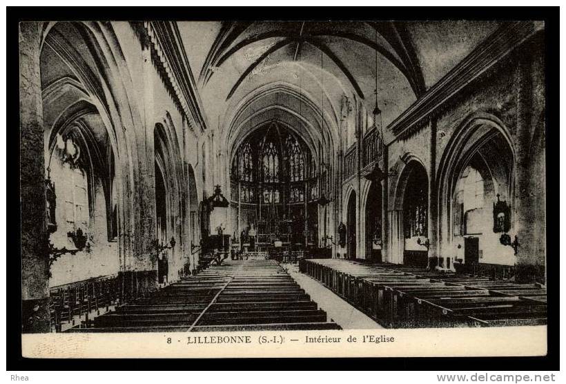 76 Lillebonne interieur eglise D76D K76384K C76384C RH096946