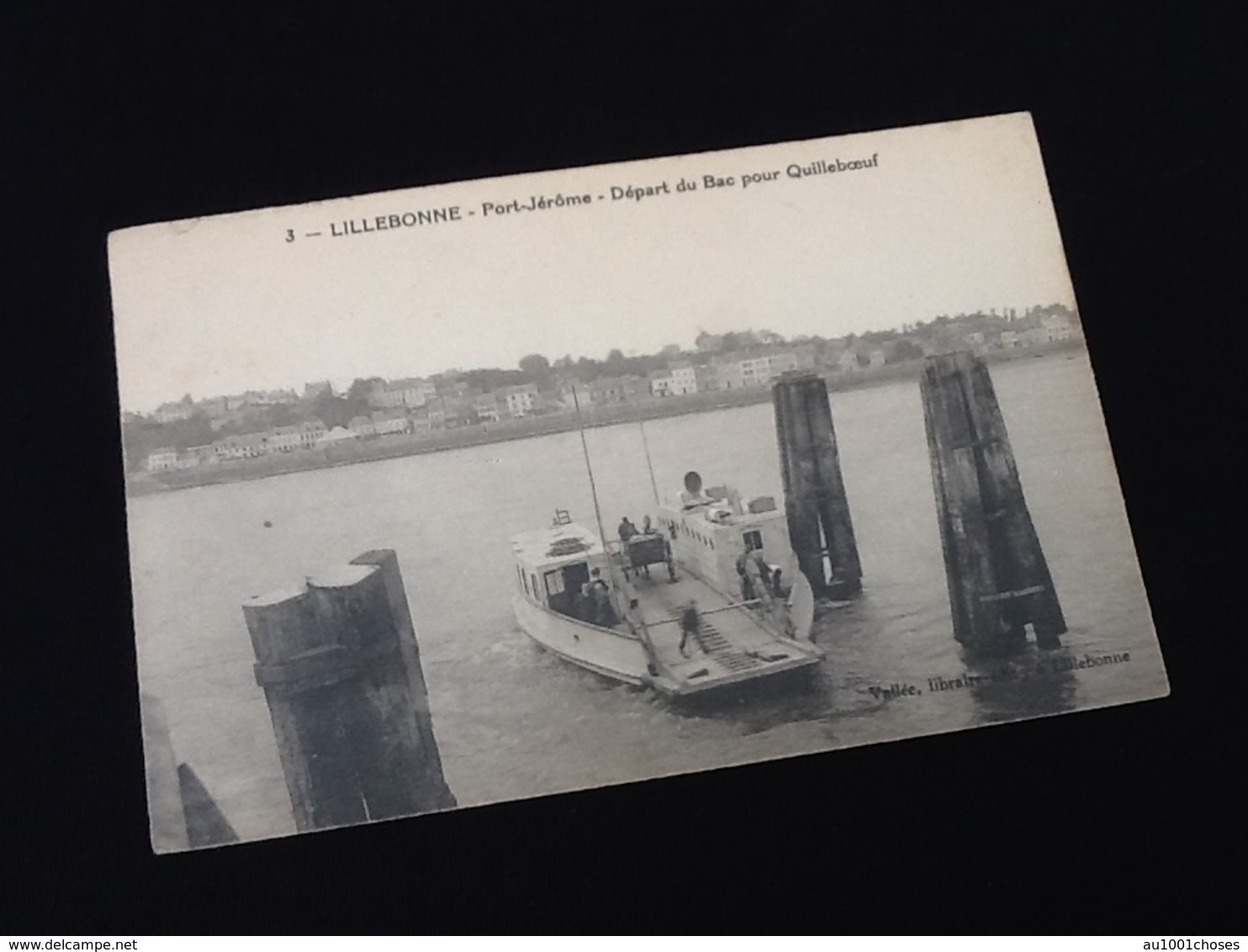 76 Lillebonne  (Seine-Maritime) Port Jérôme Départ-du-Bac pour Quilleboeuf