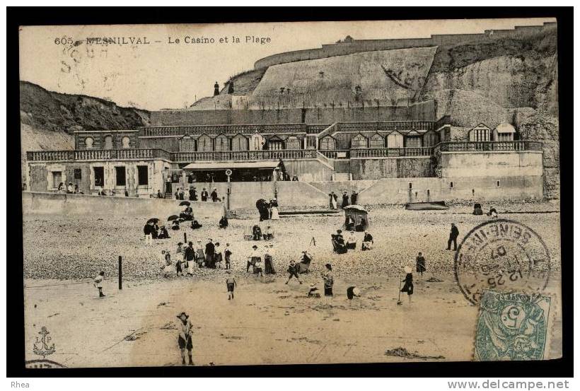 76 Mesnil-Val Criel-sur-Mer plage casino D76D K76255K C76192C RH097101