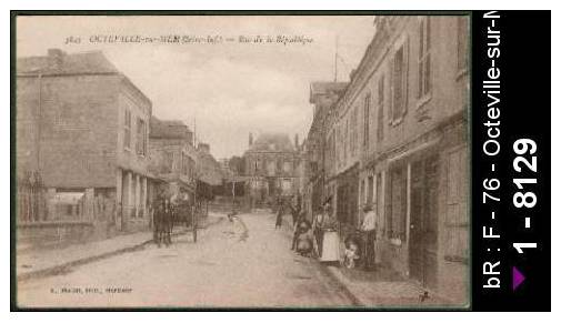 76 Octeville-sur-Mer - 3643 OCTEVILLE-sur-MER (Seine-Inf) - Rue de la République - rue de la  /  D76D  K76447K  C76481C