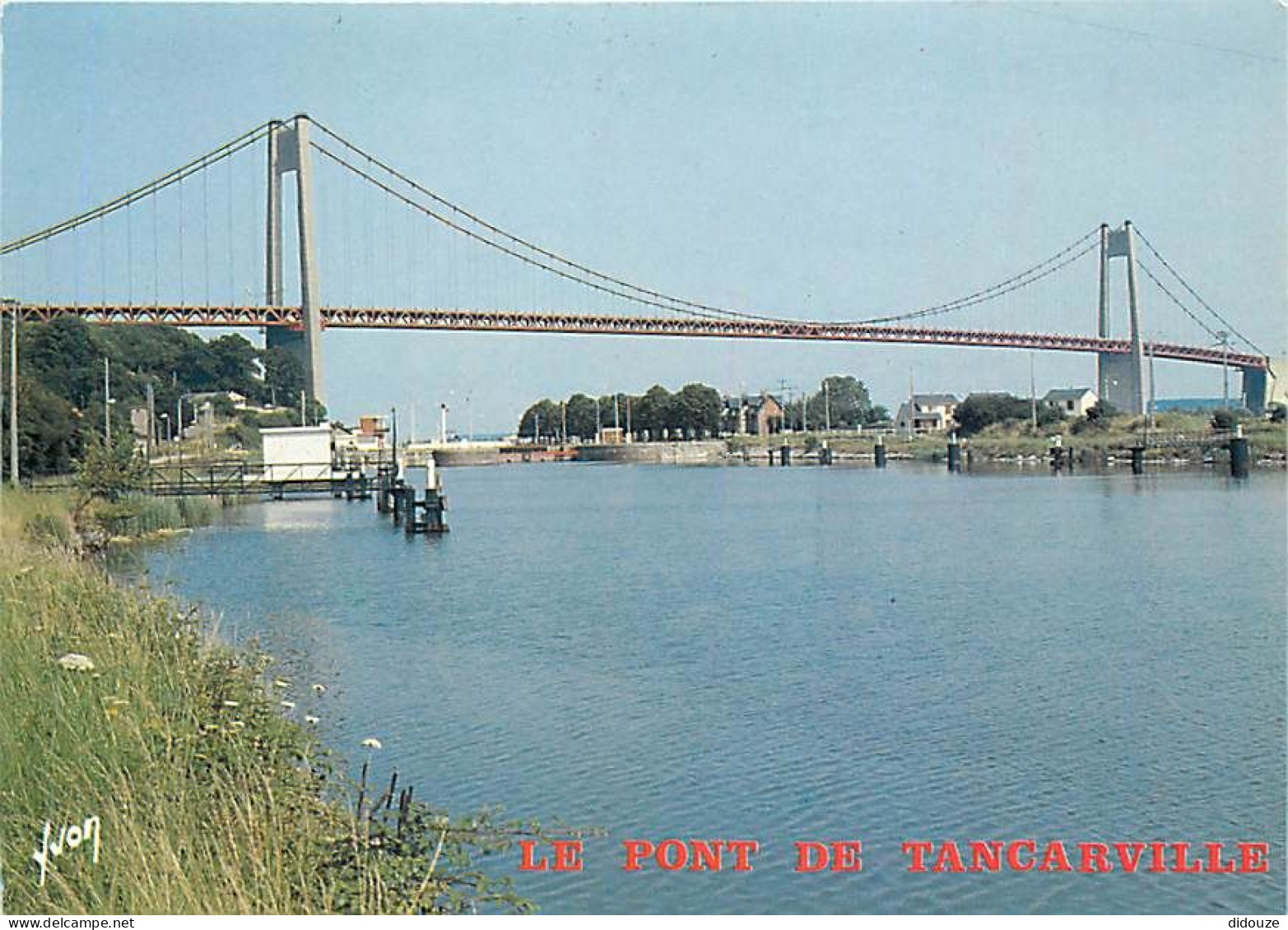 76 - Pont de Tancarville - Flamme Postale de Bolbec - CPM - Voir Scans Recto-Verso