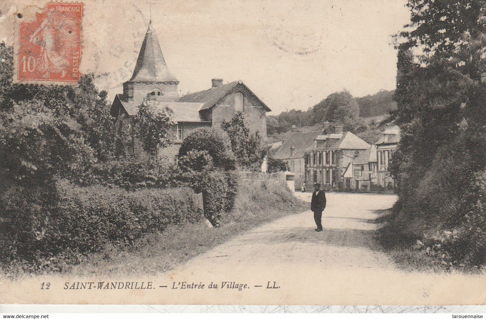 76 - SAINT WANDRILLE RANCON - L' Entrée du Village