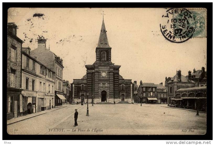 76 Yvetot eglise D76D K76758K C76758C RH097906
