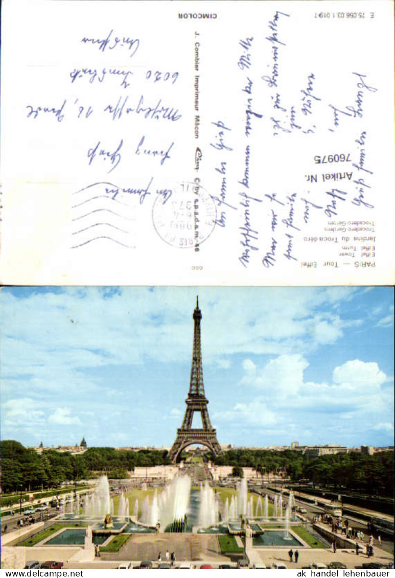 760975 Paris Département Paris France Eiffelturm