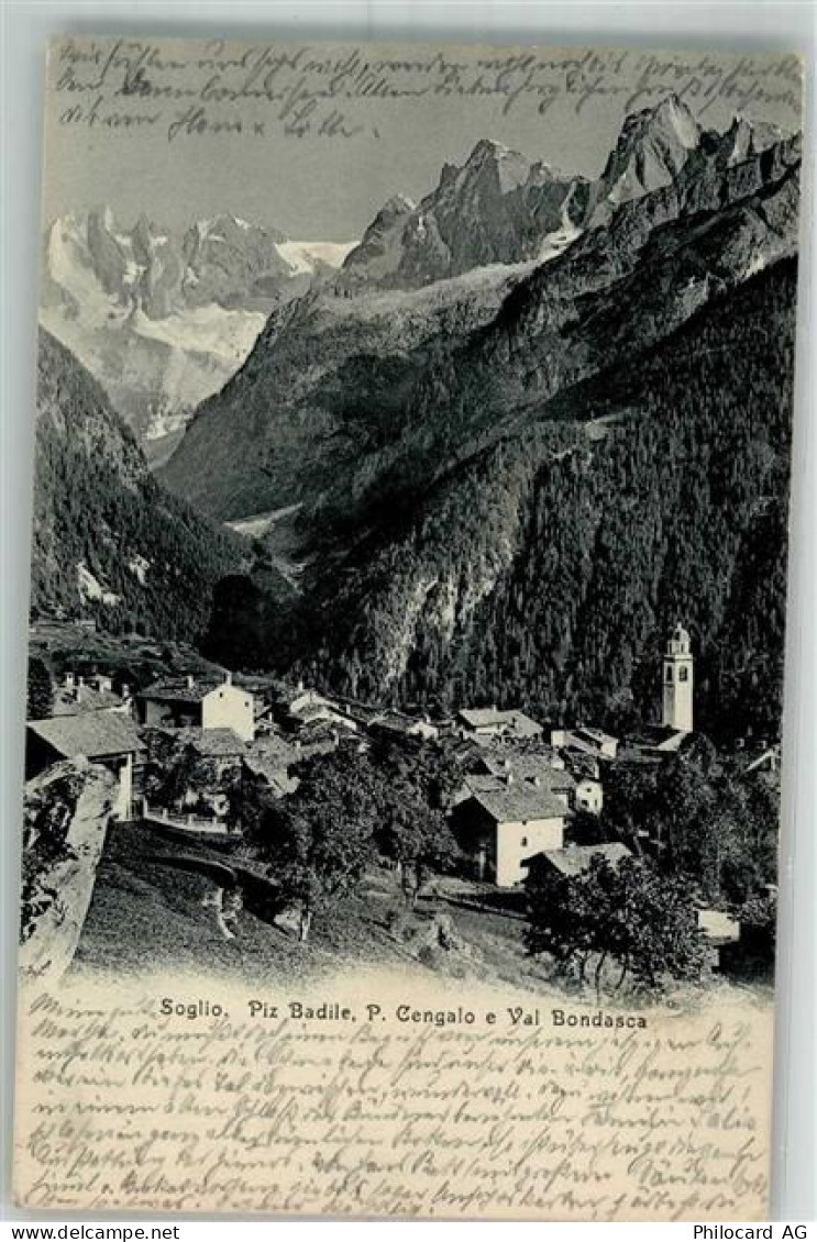 7610 Soglio 1905 Foto AK - 38193644